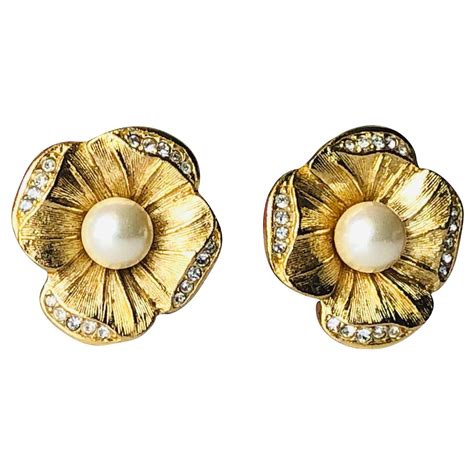 boucle d'oreille christian dior vintage|boucles d'oreilles dior.